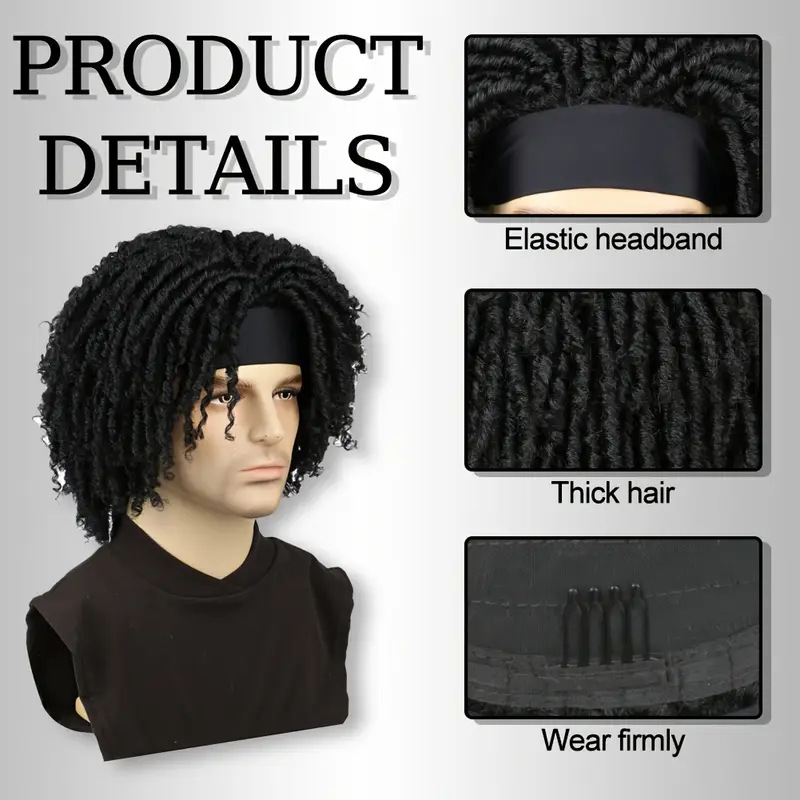 African chemical fiber crochet hair tube curved hollow roll wig ice ribbon dirty braid headband wholesale Headband Wig African chemical fiber crochet hair tube curved hollow roll wig ice ribbon dirty braid headband wholesale Headband Wig