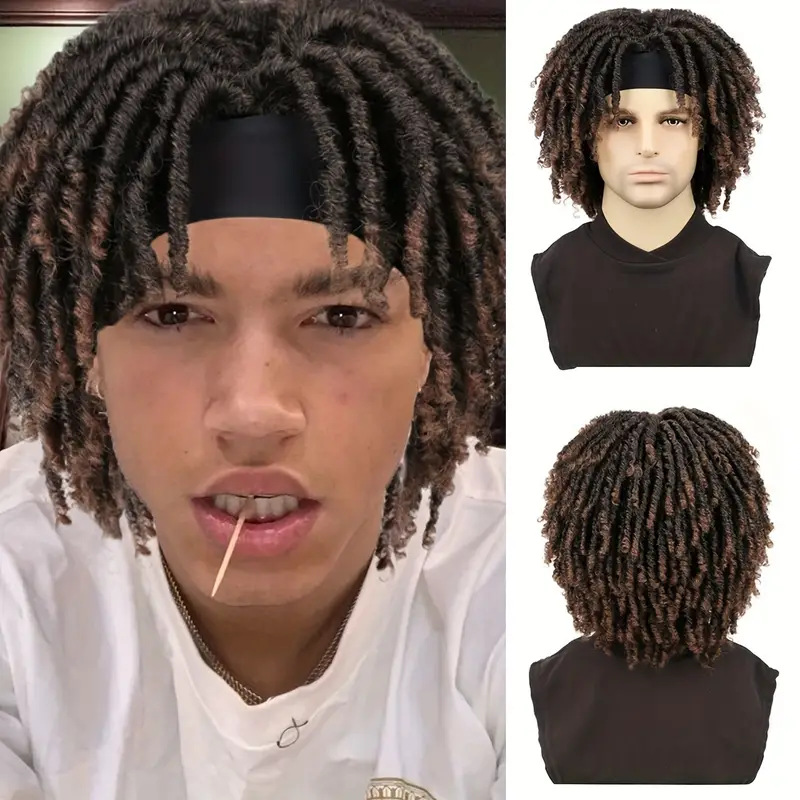 African chemical fiber crochet hair tube curved hollow roll wig ice ribbon dirty braid headband wholesale Headband Wig African chemical fiber crochet hair tube curved hollow roll wig ice ribbon dirty braid headband wholesale Headband Wig