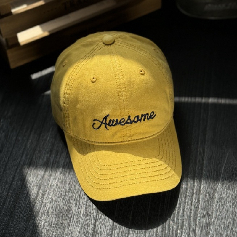 Japanese original niche trendy brand deep top baseball cap for men, sun protection breathable duckbill cap for women, small face, yellow, summer Japanese original niche trendy brand deep top baseball cap for men, sun protection breathable duckbill cap for women, small face, yellow, summer