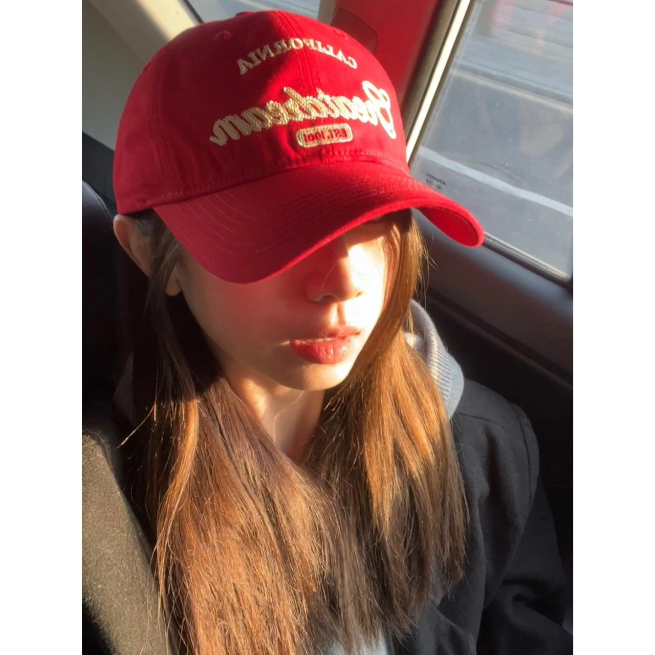 New Embroidered Letter Solid Color Soft Top Baseball Hat for Women, Digital Fashion, Sunshade, Couple, Face Show, Small Duck Tongue Hat Wholesale