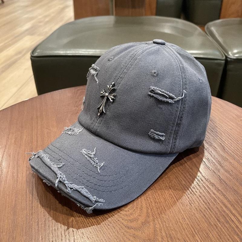 Big head circumference baseball cap, cross hat, internet famous hot item, duckbill cap, women's summer version, 2024 new casual dome