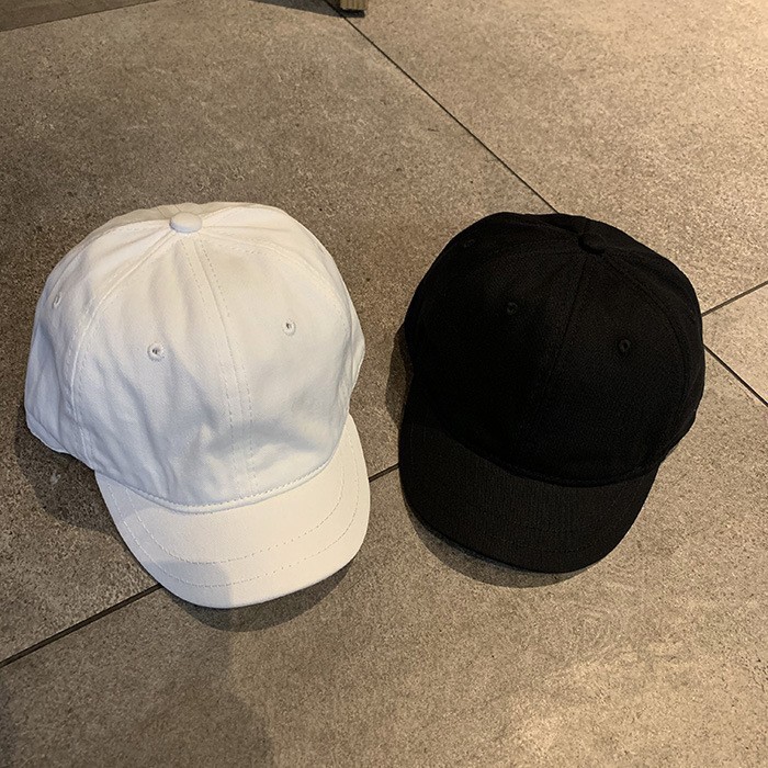 Short brimmed baseball cap, men's and women's sun hat, couple's soft top cap, small brimmed baseball cap, equestrian cap, duckbill cap, Korean version