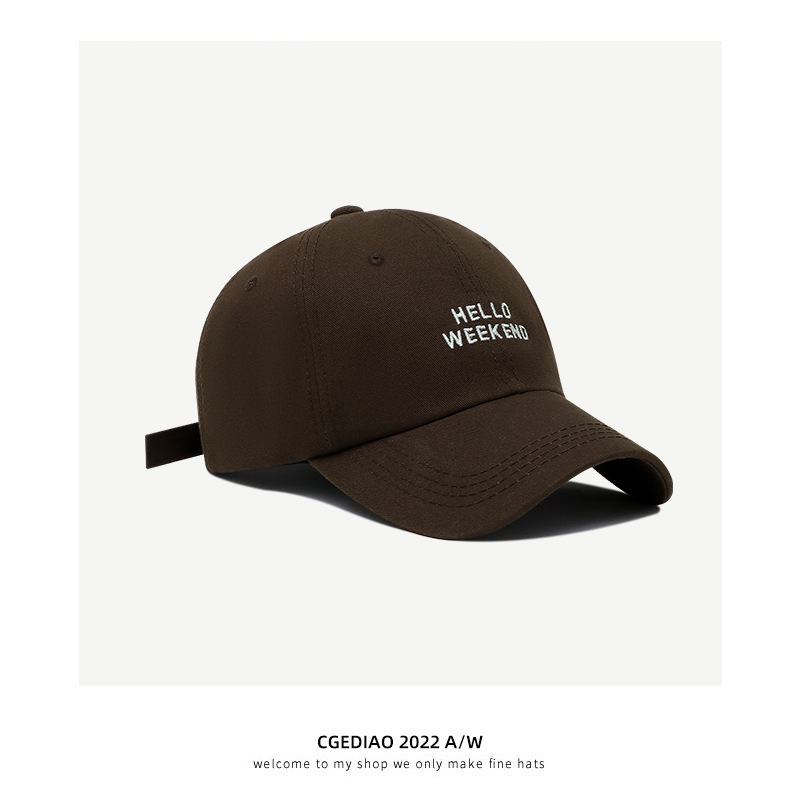 Duck billed hat for women 2023 new style, versatile for spring and summer, showing off face, small head circumference, embroidered letters, curved brim, baseball hat, trendy Duck billed hat for women 2023 new style, versatile for spring and summer, showing off face, small head circumference, embroidered letters, curved brim, baseball hat, trendy