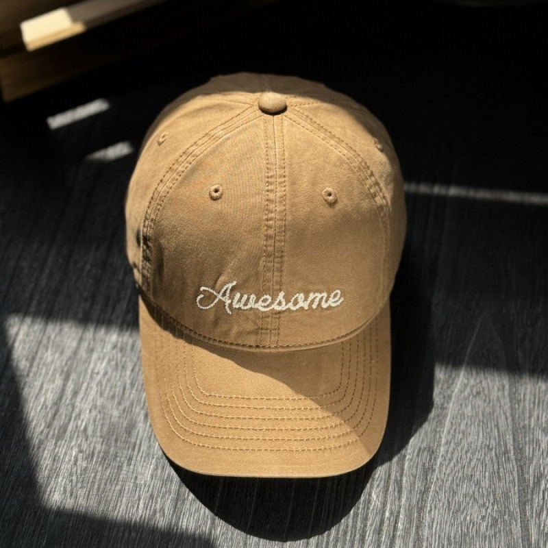 Japanese original niche trendy brand deep top baseball cap for men, sun protection breathable duckbill cap for women, small face, yellow, summer Japanese original niche trendy brand deep top baseball cap for men, sun protection breathable duckbill cap for women, small face, yellow, summer