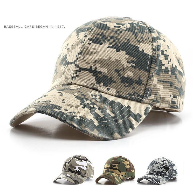 Outdoor sports sun hat for men, tactical military fans, camping, hiking, fishing, duckbill cap for women, digital camouflage baseball cap