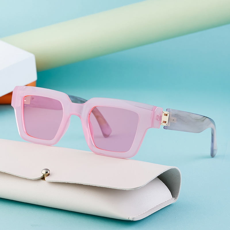 European and American fashion boxy sunglasses for women, trendy internet celebrities, same style driving sunglasses for women, cross-border sunglasses