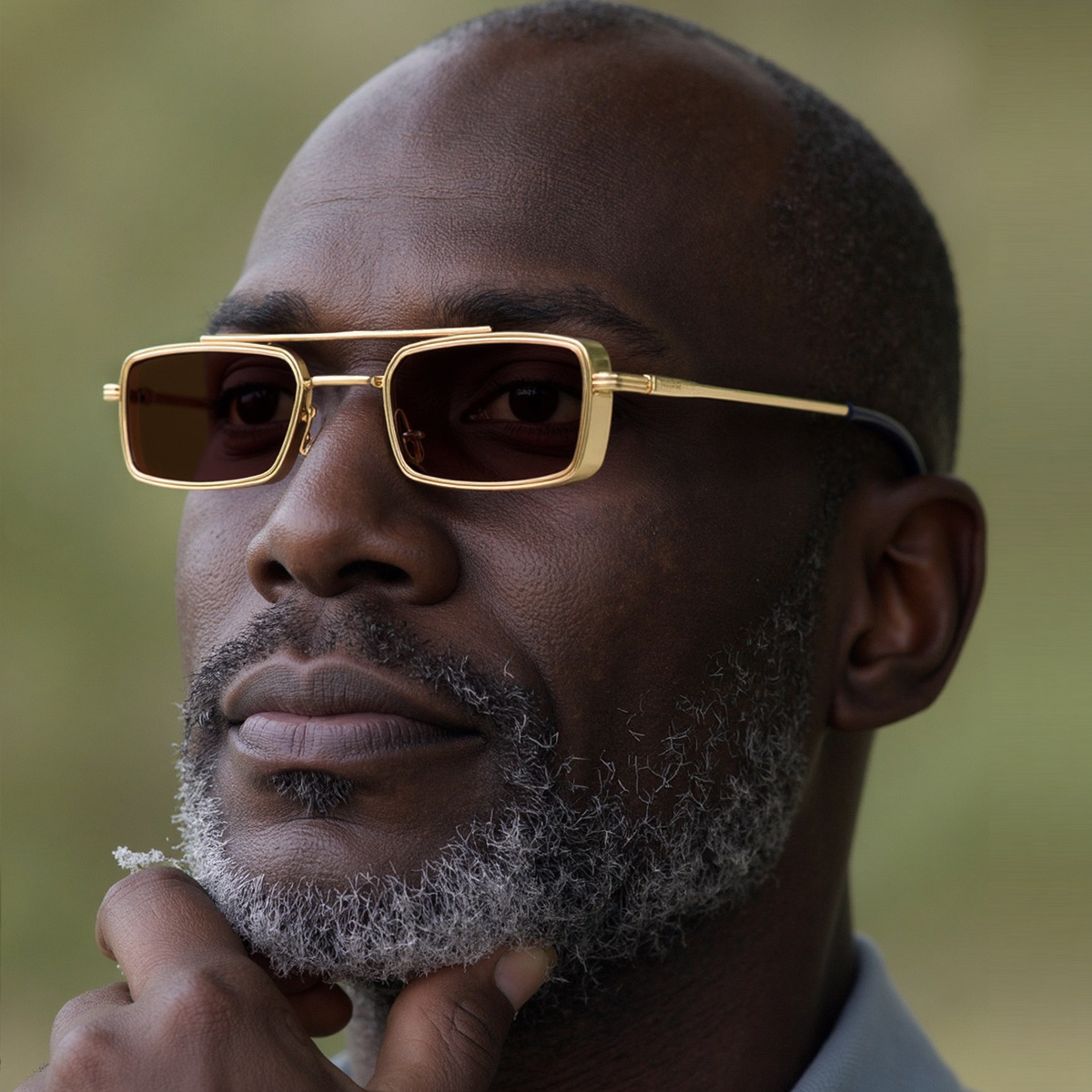 2025 New Metal Box Sunglasses for Men's Luxury Sunscreen Sunglasses for Men's Trendy Sunglasses Sunglasses