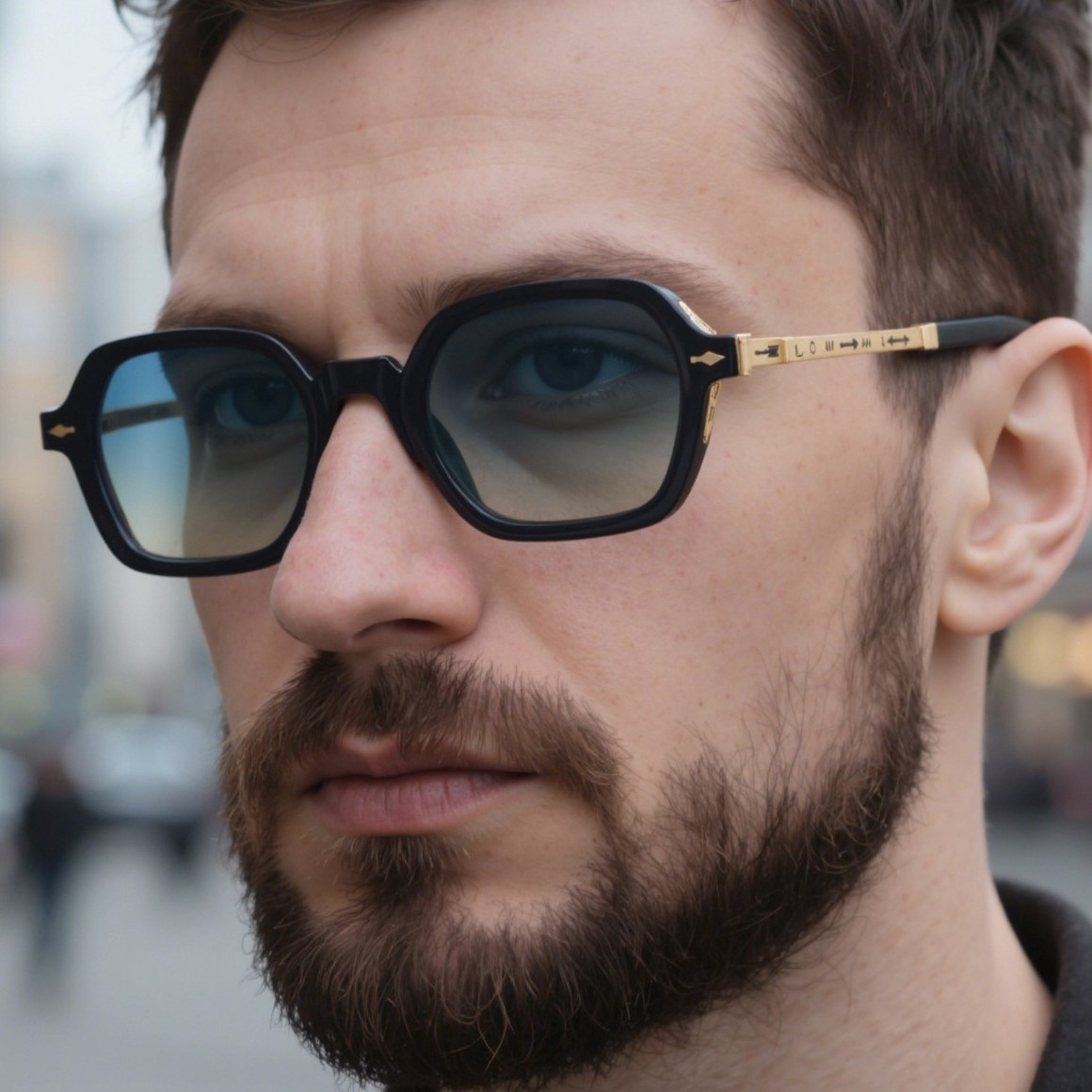 2025 New European and American Fashion Square Small Frame Sunglasses for Men, Zinc Alloy Sunglasses with High Quality Legs, Cross border Sunglasses for Men