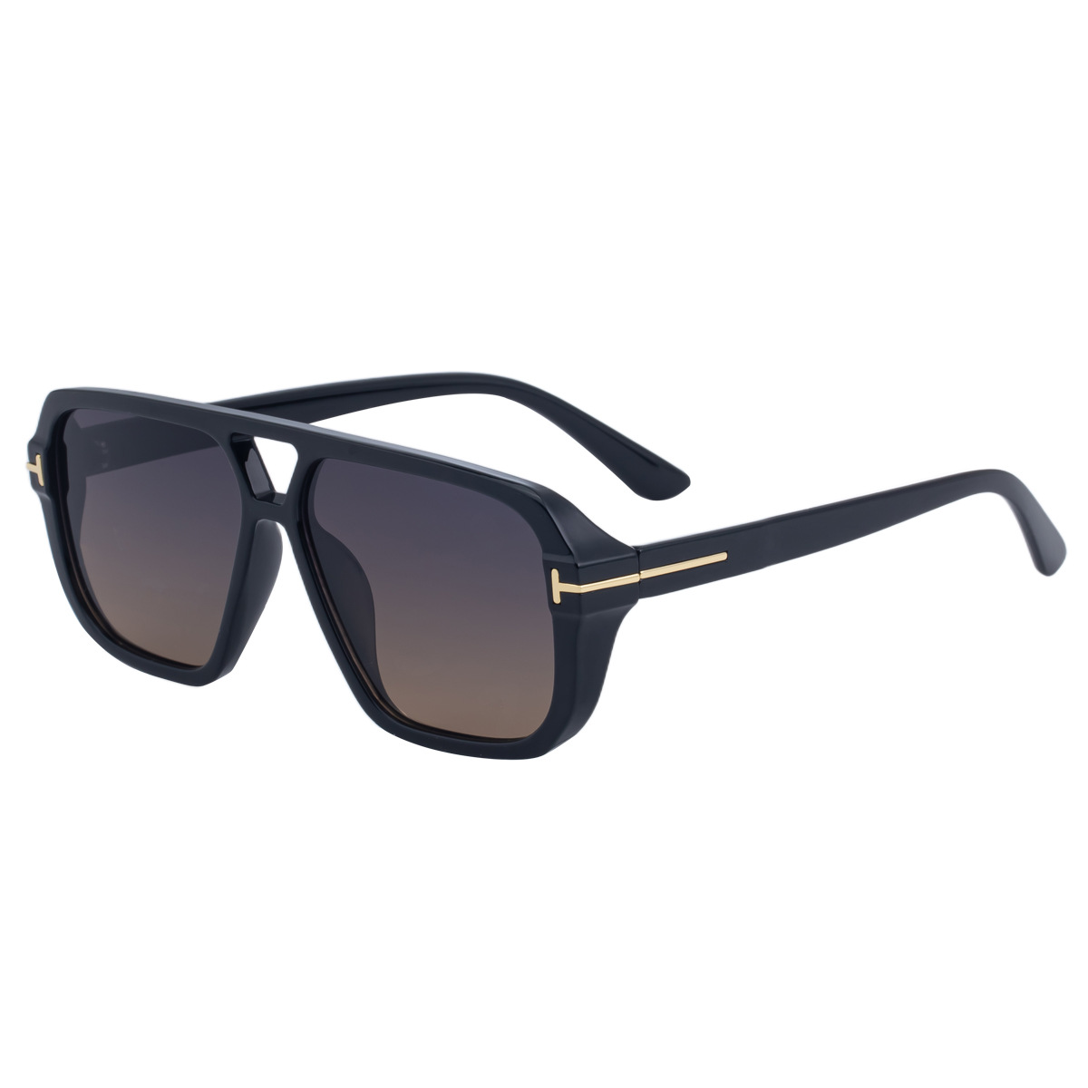 Box shaped double beam sunglasses, big brand 2025 unisex high-end sunglasses, driving specific sunscreen glasses, cross-border Box shaped double beam sunglasses, big brand 2025 unisex high-end sunglasses, driving specific sunscreen glasses, cross-border