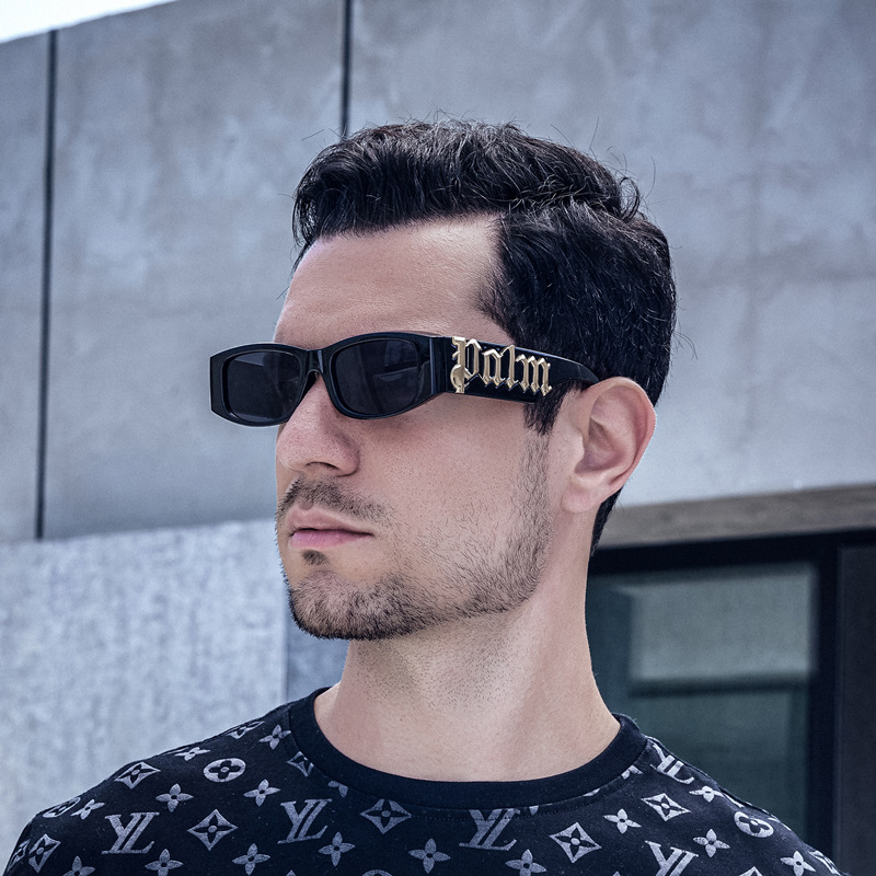 European and American personalized small frame sunglasses for women, cross-border wholesale fashion, wide mirror legs, sun protection sunglasses for men, UV protection European and American personalized small frame sunglasses for women, cross-border wholesale fashion, wide mirror legs, sun protection sunglasses for men, UV protection