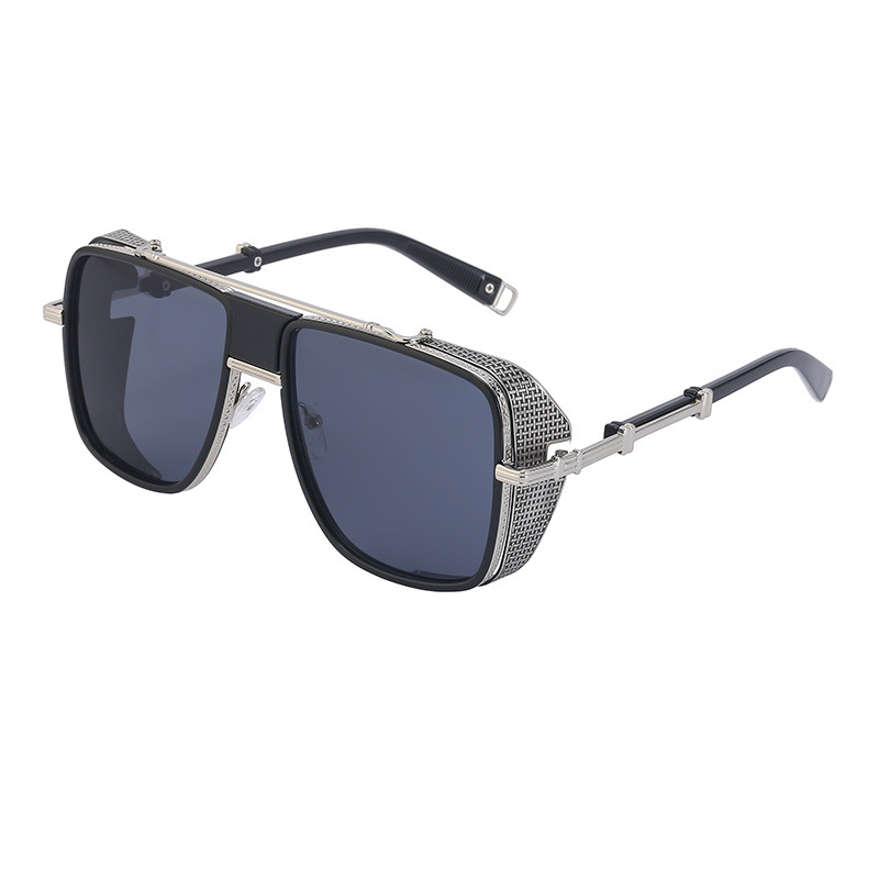 European and American steampunk sunglasses for men, UV resistant all inclusive sunscreen sunglasses for women, trendy cross-border wholesale glasses European and American steampunk sunglasses for men, UV resistant all inclusive sunscreen sunglasses for women, trendy cross-border wholesale glasses