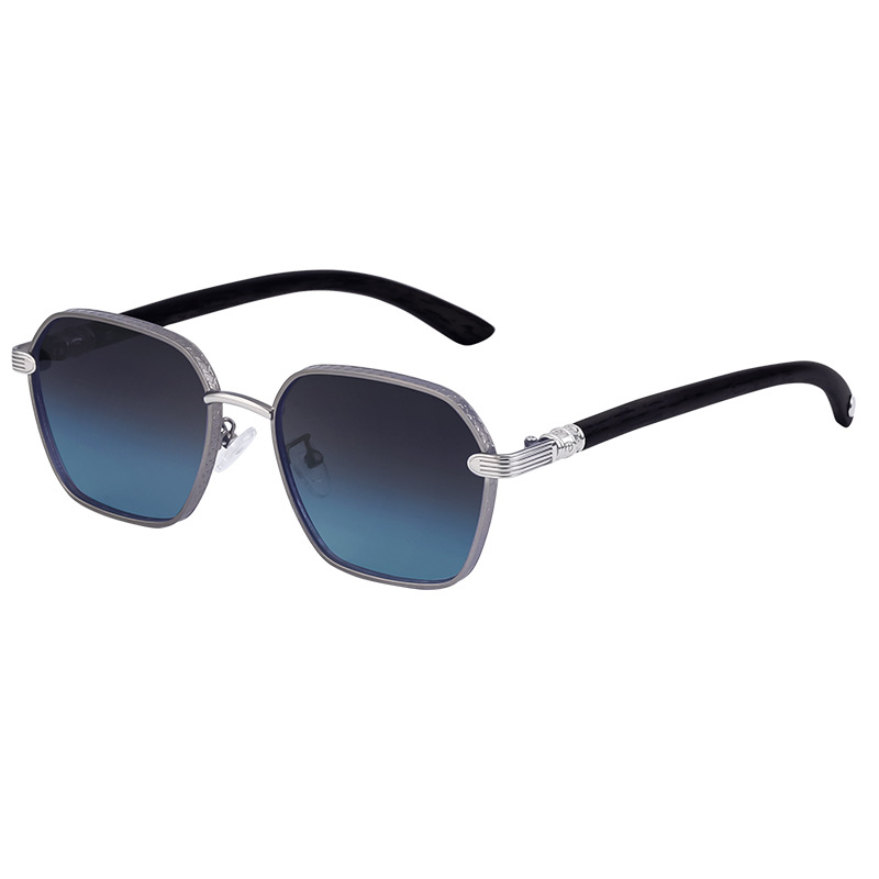 Retro imitation wood grain mirror legs men's sunglasses outdoor driving box sunglasses men's cross-border wholesale shapes Retro imitation wood grain mirror legs men's sunglasses outdoor driving box sunglasses men's cross-border wholesale shapes