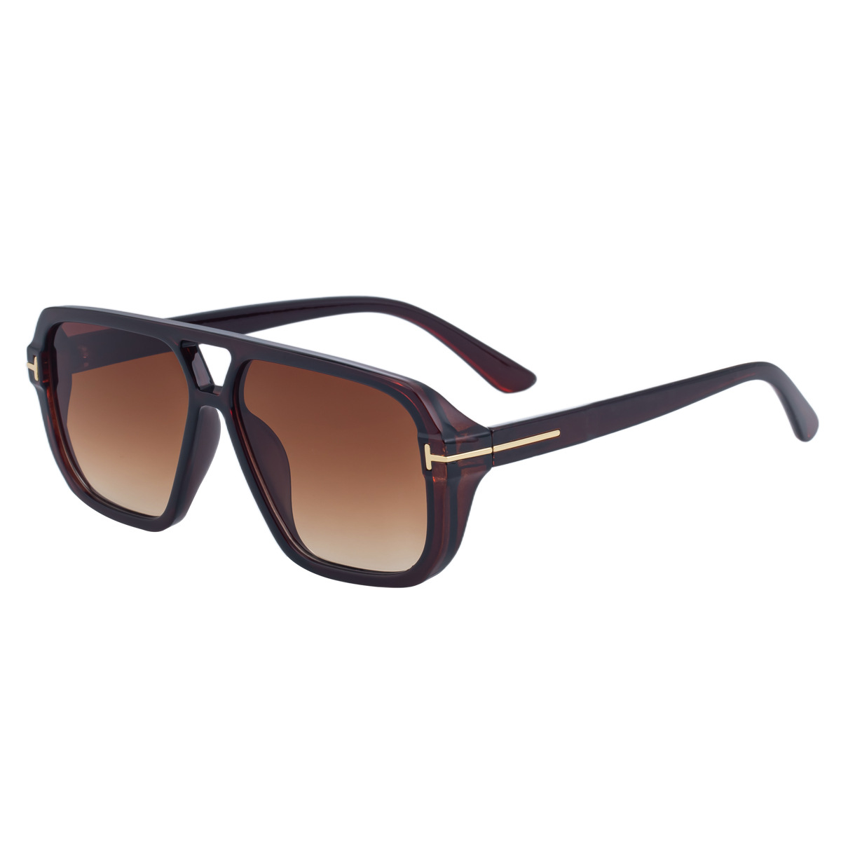 Box shaped double beam sunglasses, big brand 2025 unisex high-end sunglasses, driving specific sunscreen glasses, cross-border Box shaped double beam sunglasses, big brand 2025 unisex high-end sunglasses, driving specific sunscreen glasses, cross-border