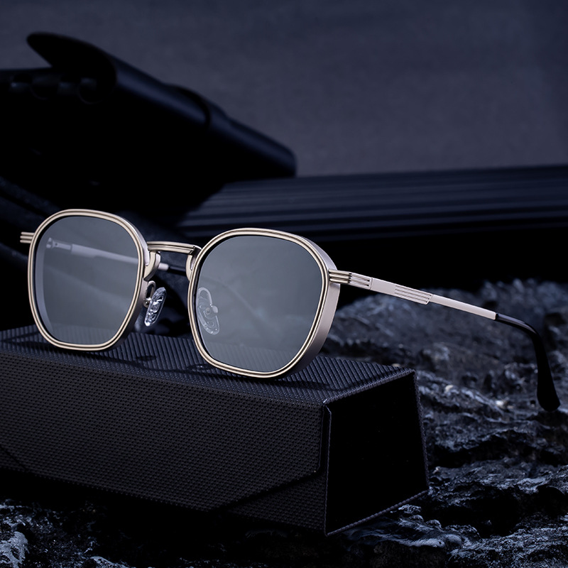 2025 New European and American Box Sunglasses, Women's Personalized Simple Sunglasses, Women's Spring Sunglasses, Leg Glasses, Cross border Shapes