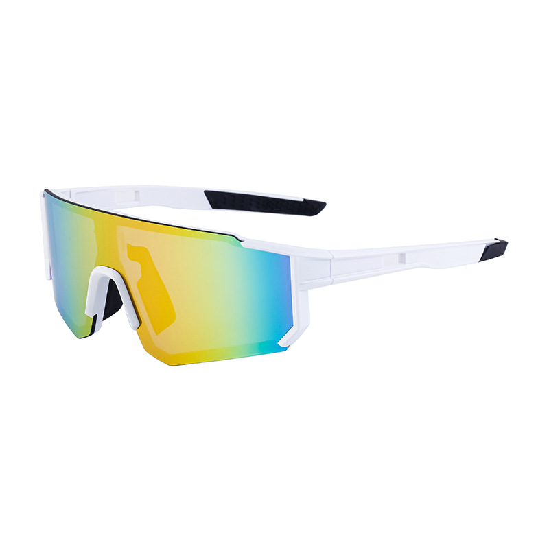 Cycling goggles, colorful outdoor women's clothing, European and American one-piece sunglasses, windproof skiing sports sun protection sunglasses, men's clothing Cycling goggles, colorful outdoor women's clothing, European and American one-piece sunglasses, windproof skiing sports sun protection sunglasses, men's clothing