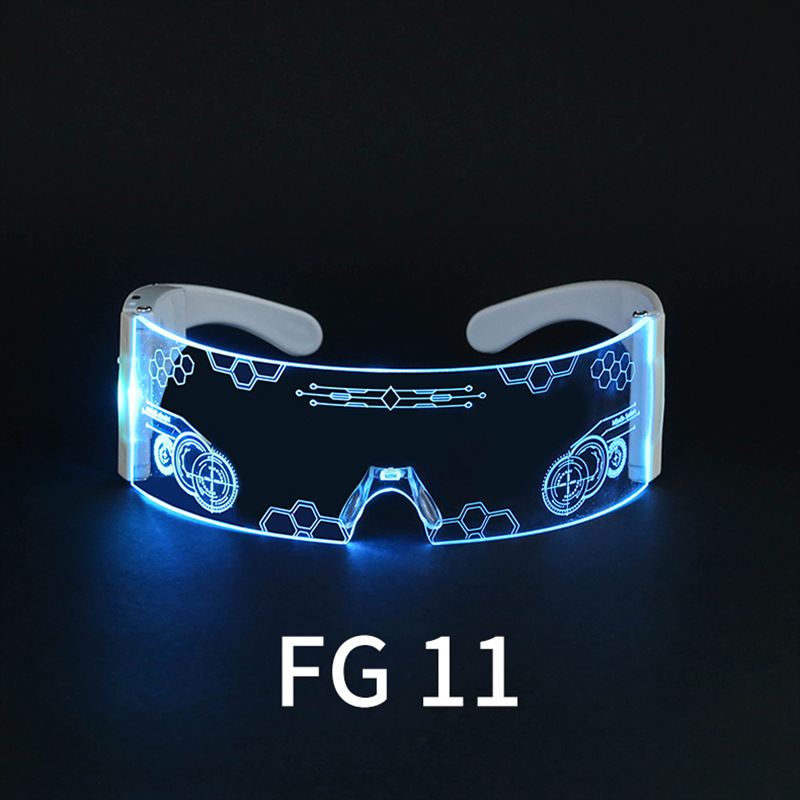 Amazon LED lights, luminous glasses, futuristic sense of technology, Tiktok, the same bar, disco, explosive flash charging glasses Amazon LED lights, luminous glasses, futuristic sense of technology, Tiktok, the same bar, disco, explosive flash charging glasses