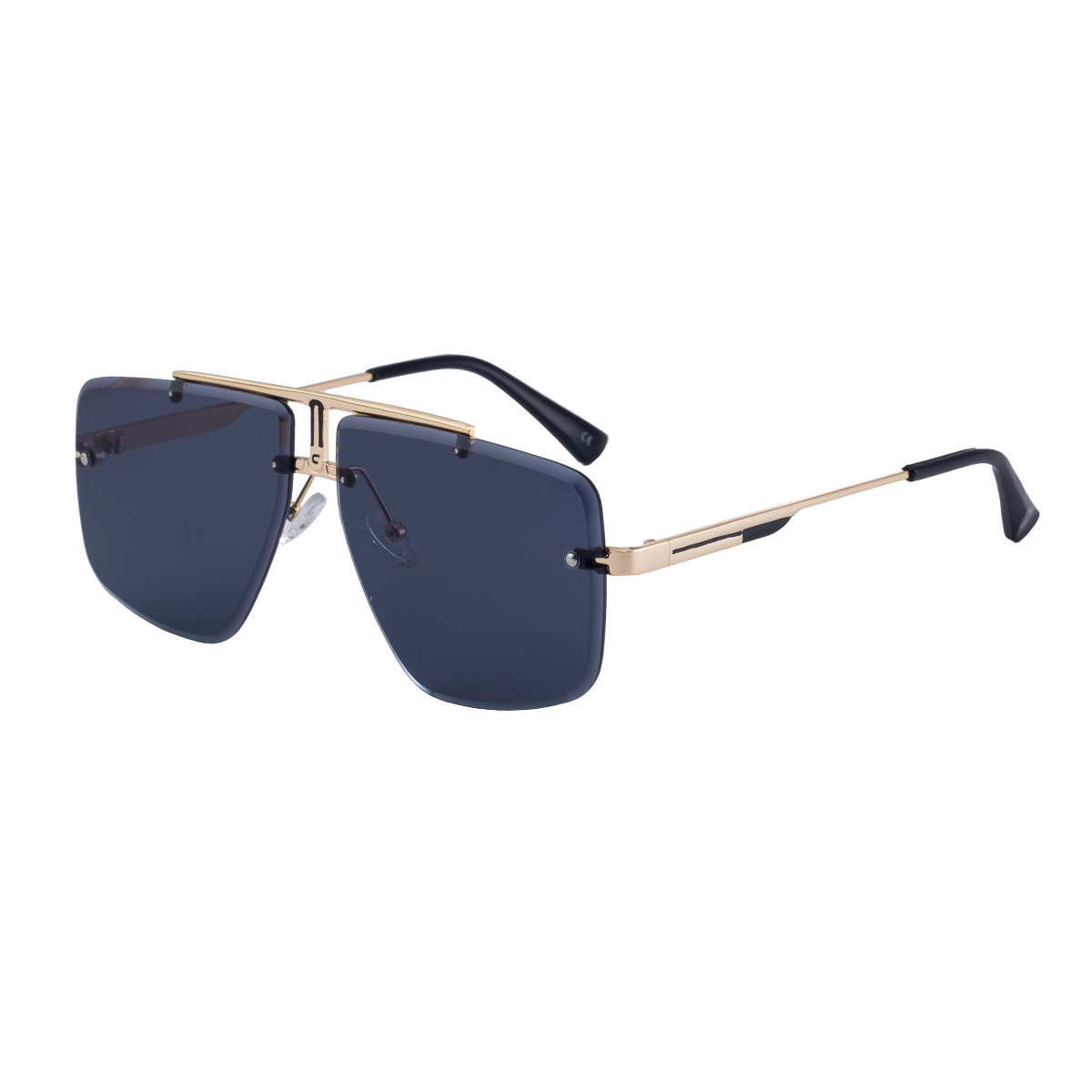 Frameless sunglasses for men with a sense of luxury, European and American fashion, new trend glasses for women with boxy sunshade and sun protection sunglasses Frameless sunglasses for men with a sense of luxury, European and American fashion, new trend glasses for women with boxy sunshade and sun protection sunglasses