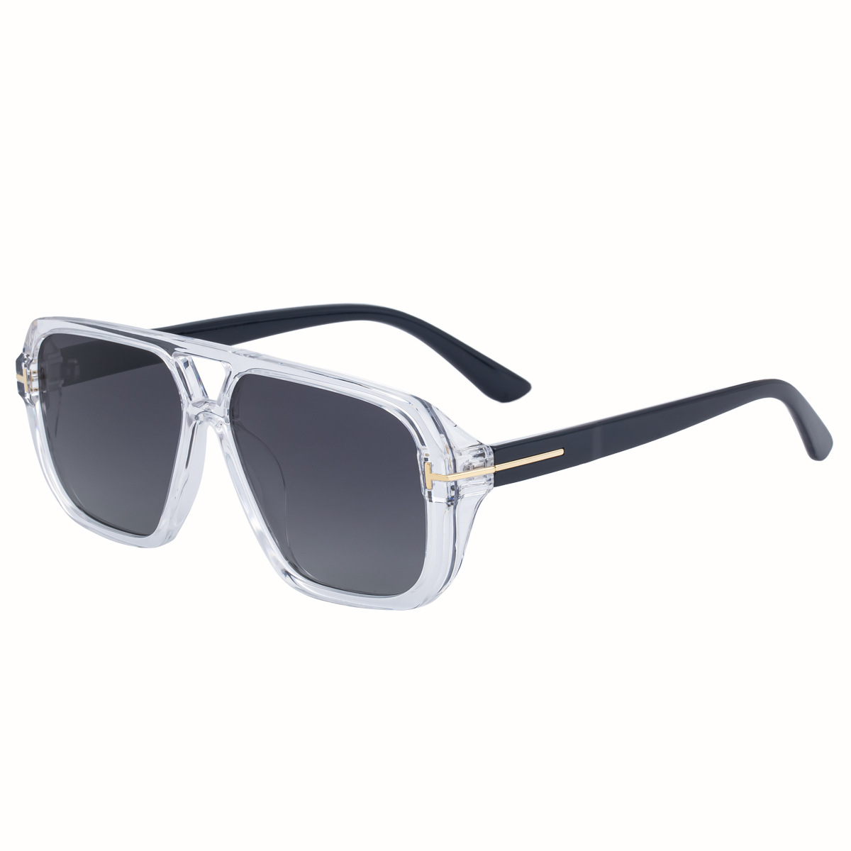 Box shaped double beam sunglasses, big brand 2025 unisex high-end sunglasses, driving specific sunscreen glasses, cross-border Box shaped double beam sunglasses, big brand 2025 unisex high-end sunglasses, driving specific sunscreen glasses, cross-border