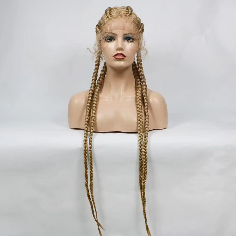 Amazon AliExpress Fiber Front Lace Wig Head Cover Four Stranded Braid Braid Wig One Piece Hair Replacement Amazon AliExpress Fiber Front Lace Wig Head Cover Four Stranded Braid Braid Wig One Piece Hair Replacement