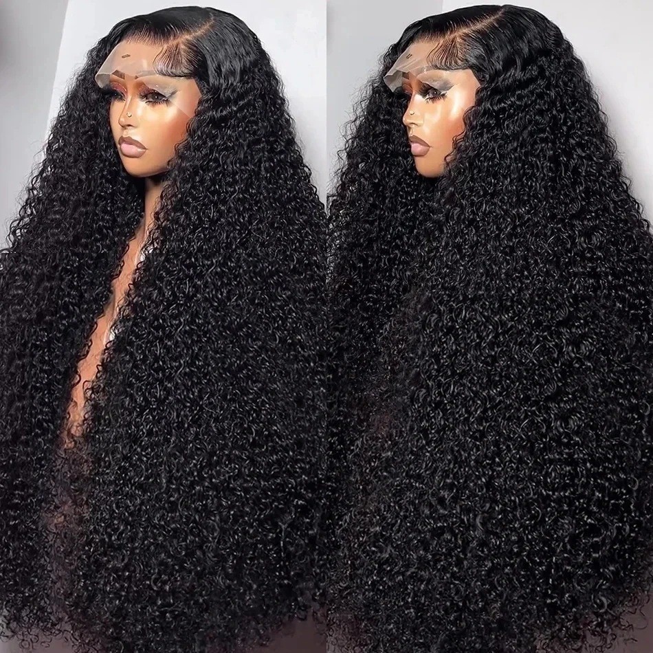 Hot selling African long hair, European and American soft wig, black curly hair set, lace front, women's center, wholesale in small rolls