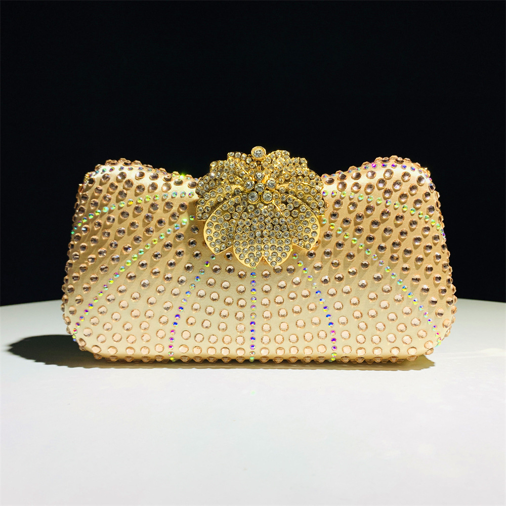 Hengmei Cross border Wholesale Light Luxury Banquet Bag Fashion Hot Diamond Water Diamond Handheld Women's Bag Chain Crossover Dress Banquet Bag Hengmei Cross border Wholesale Light Luxury Banquet Bag Fashion Hot Diamond Water Diamond Handheld Women's Bag Chain Crossover Dress Banquet Bag