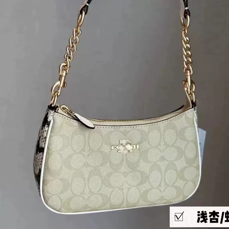 Koujia's new bag Teri24 small bag, vintage flower single shoulder armpit bag, chain bar mahjong bag, crossbody commuting women's bag Koujia's new bag Teri24 small bag, vintage flower single shoulder armpit bag, chain bar mahjong bag, crossbody commuting women's bag