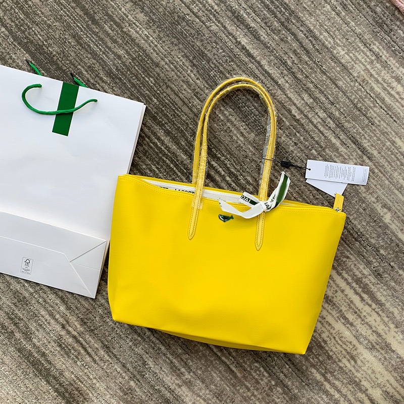 French Crocodile Fashion Tote Bag Large Single Shoulder Women's Bag Large Capacity Handbag Horizontal Solid Color Commuter Women's Bag French Crocodile Fashion Tote Bag Large Single Shoulder Women's Bag Large Capacity Handbag Horizontal Solid Color Commuter Women's Bag