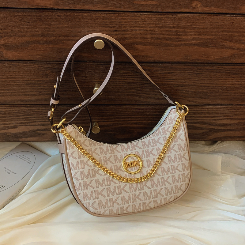 French Retro Underarm Bag for Women 2025 New European and American Fashion Printed Shoulder Bag, High Grade Crossbody Dumpling Bag French Retro Underarm Bag for Women 2025 New European and American Fashion Printed Shoulder Bag, High Grade Crossbody Dumpling Bag