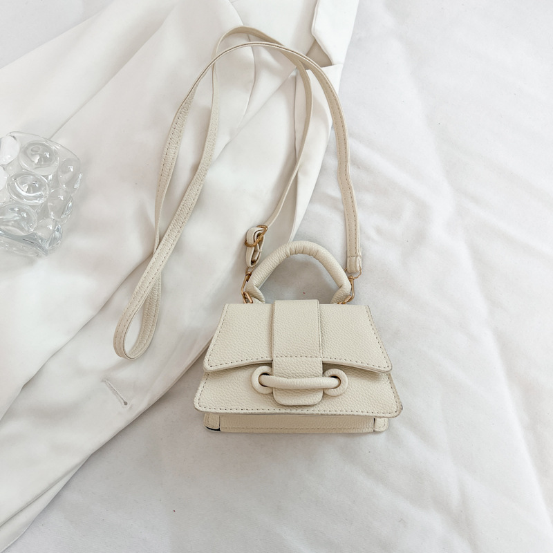 Fashionable versatile belt decoration mini bag niche handbag 2024 new high-end single shoulder crossbody small square bag Fashionable versatile belt decoration mini bag niche handbag 2024 new high-end single shoulder crossbody small square bag