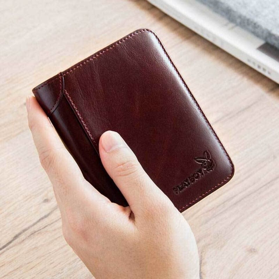 Playboy wallet men's short wallet wallet driver's license card wallet men's student Korean version trendy wallet Playboy wallet men's short wallet wallet driver's license card wallet men's student Korean version trendy wallet