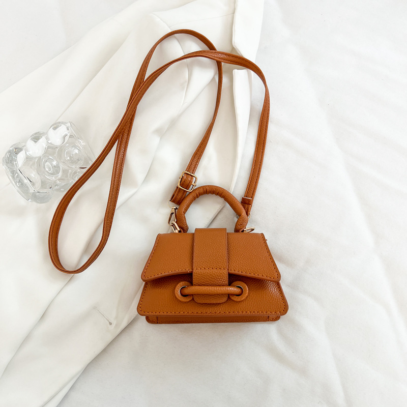 Fashionable versatile belt decoration mini bag niche handbag 2024 new high-end single shoulder crossbody small square bag Fashionable versatile belt decoration mini bag niche handbag 2024 new high-end single shoulder crossbody small square bag