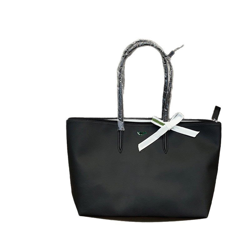 French Crocodile Fashion Tote Bag Large Single Shoulder Women's Bag Large Capacity Handbag Horizontal Solid Color Commuter Women's Bag French Crocodile Fashion Tote Bag Large Single Shoulder Women's Bag Large Capacity Handbag Horizontal Solid Color Commuter Women's Bag