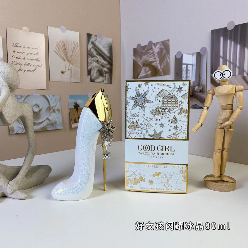 Cross border carolina herrera good girl rush black high-heeled shoes glam perfume 80ml Cross border carolina herrera good girl rush black high-heeled shoes glam perfume 80ml