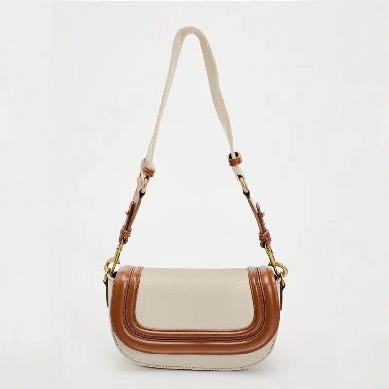 ZAMYLRF women's bag cross-border wholesale 2024 new wide shoulder strap cross arm saddle bag trendy cross shoulder single shoulder bag
