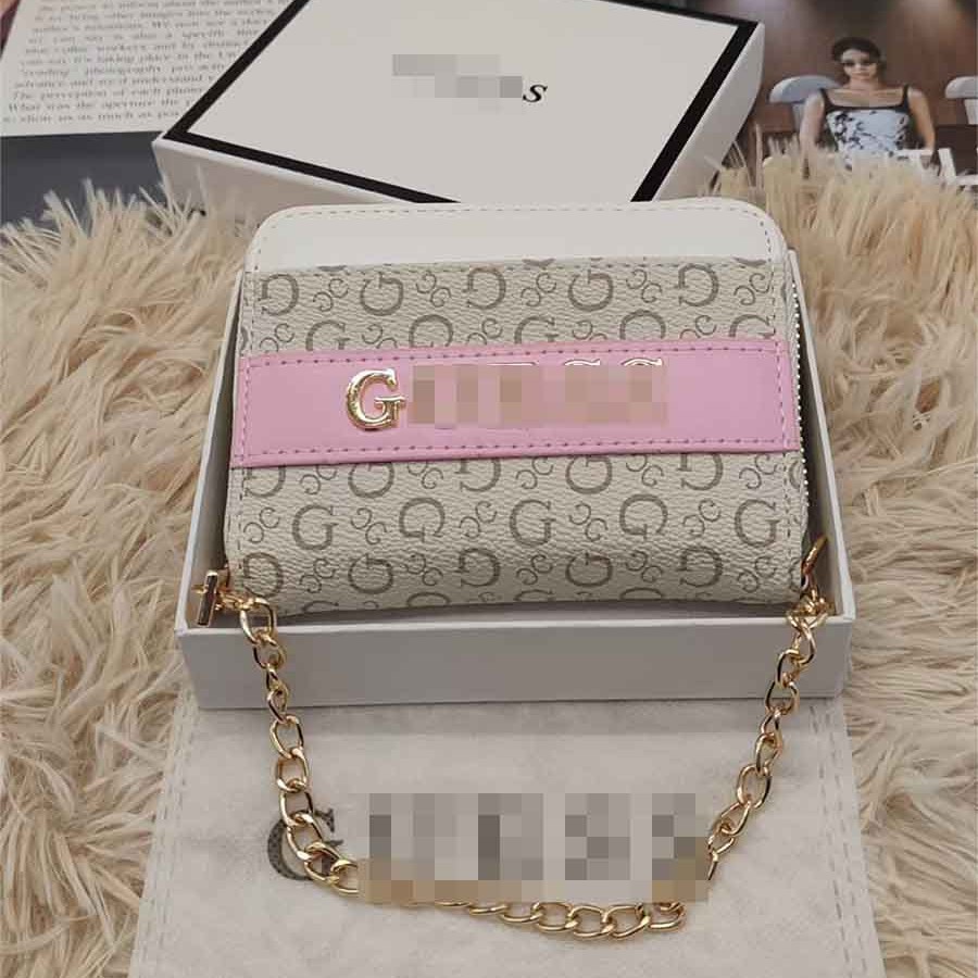 Foreign trade new women's bag chain solid color European and American big logo big letters casual versatile crossbody simple wallet Foreign trade new women's bag chain solid color European and American big logo big letters casual versatile crossbody simple wallet