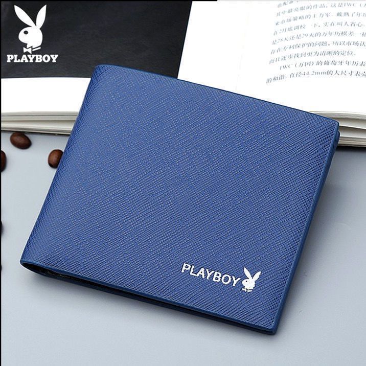 Playboy wallet men's short wallet wallet driver's license card wallet men's student Korean version trendy wallet Playboy wallet men's short wallet wallet driver's license card wallet men's student Korean version trendy wallet