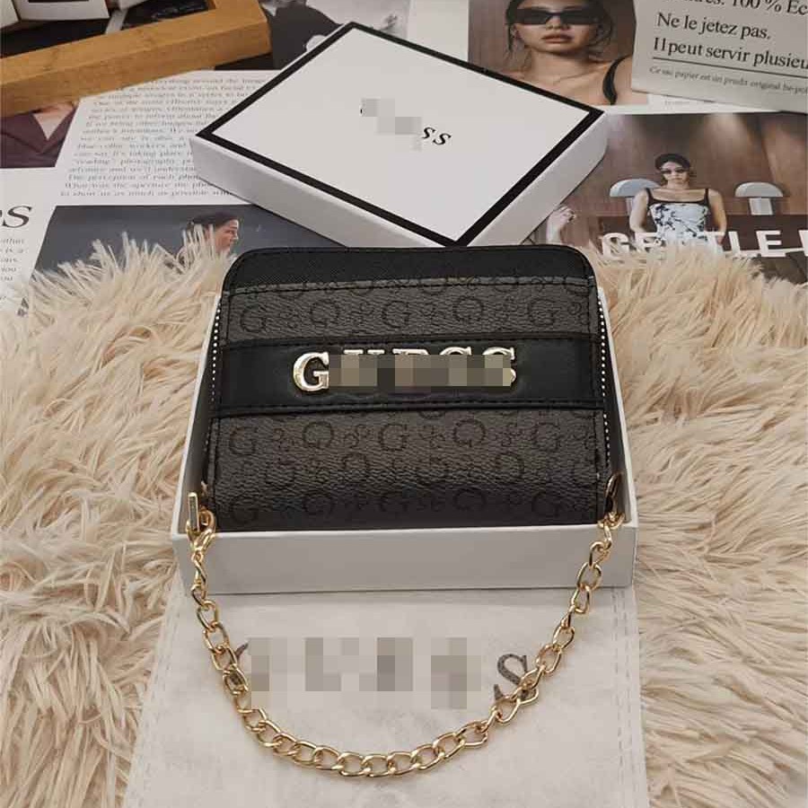 Foreign trade new women's bag chain solid color European and American big logo big letters casual versatile crossbody simple wallet Foreign trade new women's bag chain solid color European and American big logo big letters casual versatile crossbody simple wallet