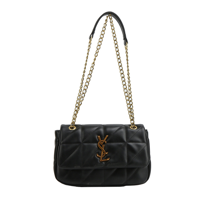 High end 2025 new Korean style temperament diamond grille style crossbody bag, fashionable chain shoulder bag, niche women's bag High end 2025 new Korean style temperament diamond grille style crossbody bag, fashionable chain shoulder bag, niche women's bag