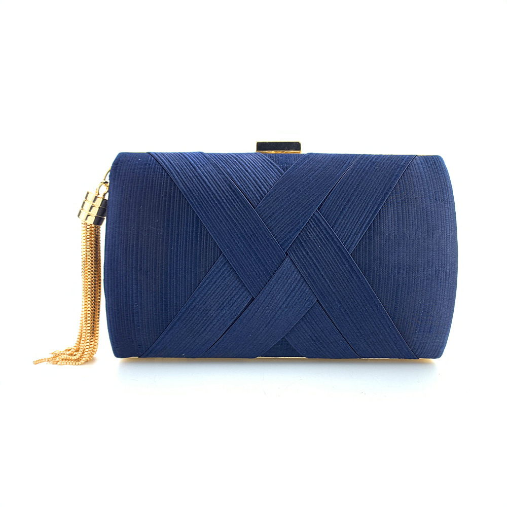 Factory Direct Hengmei Cross border Handheld Banquet Bag Silk Fashion Tassel Dress Bridal Evening Dress Bag One Piece dropshipping Factory Direct Hengmei Cross border Handheld Banquet Bag Silk Fashion Tassel Dress Bridal Evening Dress Bag One Piece dropshipping