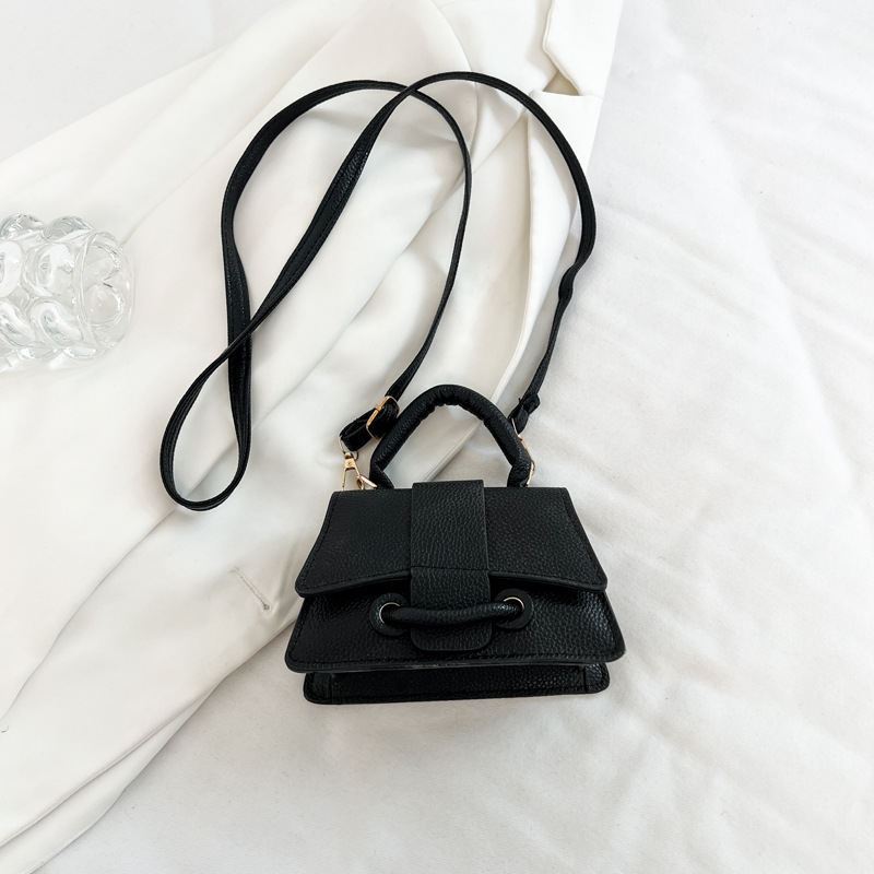 Fashionable versatile belt decoration mini bag niche handbag 2024 new high-end single shoulder crossbody small square bag Fashionable versatile belt decoration mini bag niche handbag 2024 new high-end single shoulder crossbody small square bag