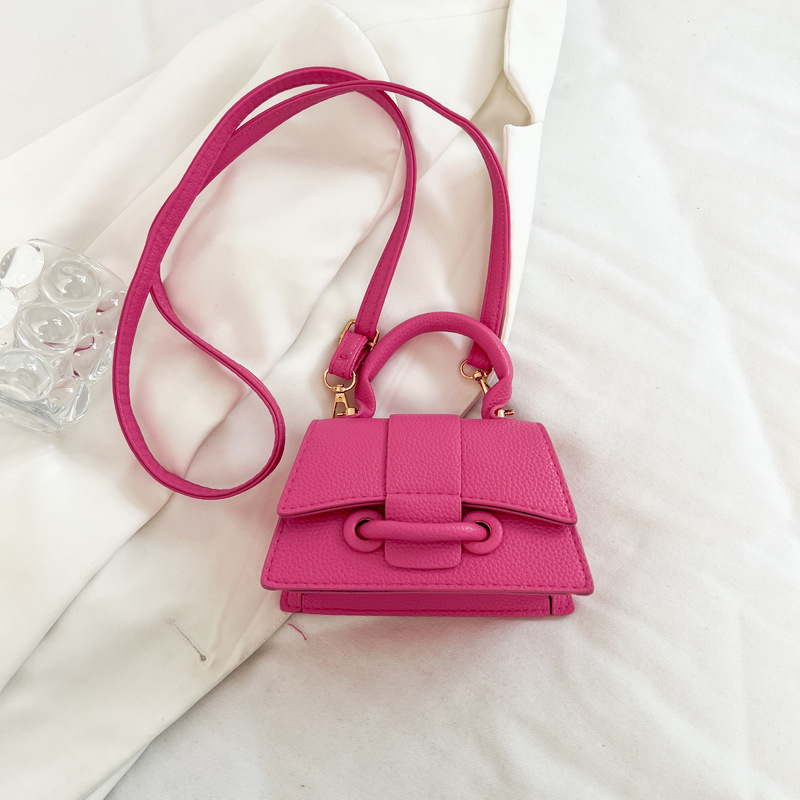 Fashionable versatile belt decoration mini bag niche handbag 2024 new high-end single shoulder crossbody small square bag Fashionable versatile belt decoration mini bag niche handbag 2024 new high-end single shoulder crossbody small square bag