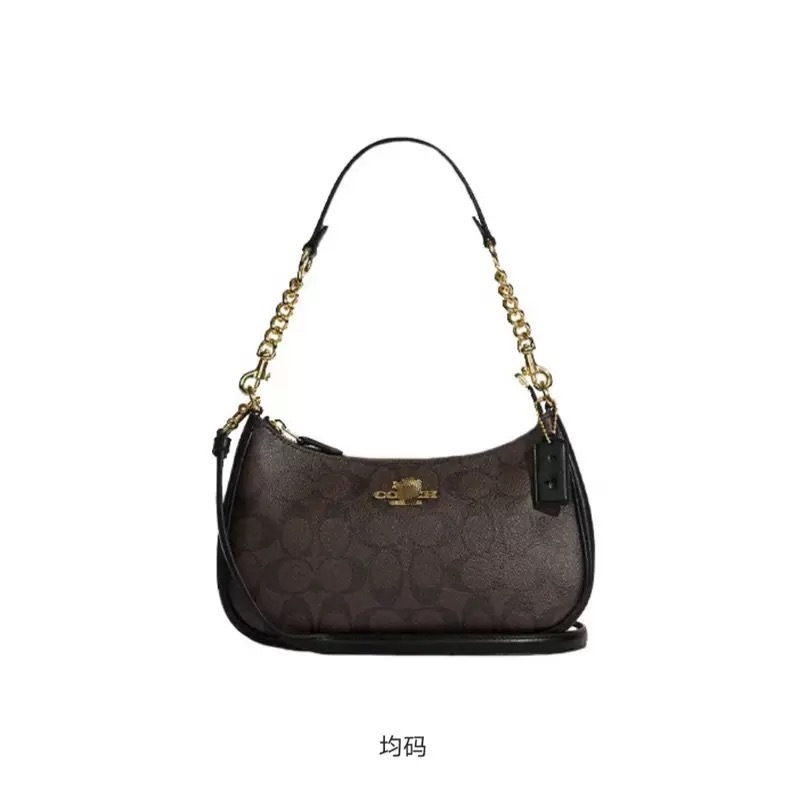 Koujia's new bag Teri24 small bag, vintage flower single shoulder armpit bag, chain bar mahjong bag, crossbody commuting women's bag Koujia's new bag Teri24 small bag, vintage flower single shoulder armpit bag, chain bar mahjong bag, crossbody commuting women's bag