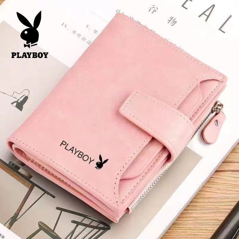 Playboy wallet men's short wallet wallet driver's license card wallet men's student Korean version trendy wallet Playboy wallet men's short wallet wallet driver's license card wallet men's student Korean version trendy wallet