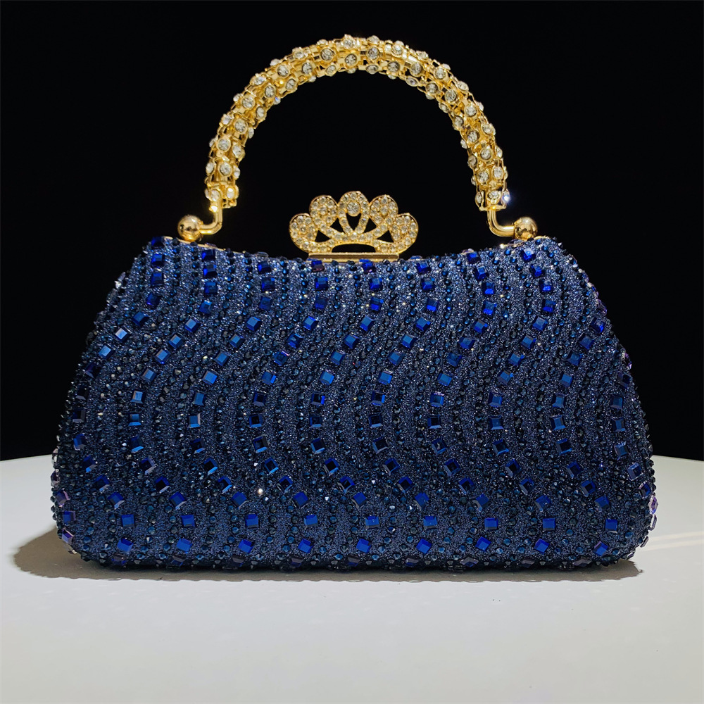 Hengmei Direct Sales European and American Fashion Hot Diamond Banquet Bag Cheongsam Dress Diamond Set Bag Instagram Wedding Handheld Banquet Women's Bag Hengmei Direct Sales European and American Fashion Hot Diamond Banquet Bag Cheongsam Dress Diamond Set Bag Instagram Wedding Handheld Banquet Women's Bag