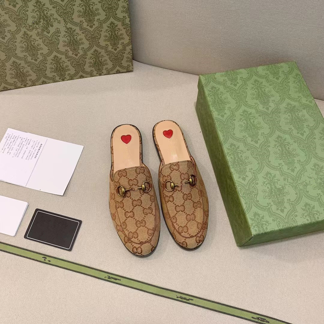 Ma Xian Kou G Home Baotou Half Slippers Women's Summer Genuine Leather Flat Bottom Outerwear Lazy Muller Shoes Soft Bottom Large Size 41-43