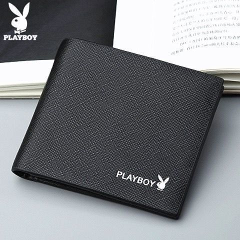 Playboy wallet men's short wallet wallet driver's license card wallet men's student Korean version trendy wallet Playboy wallet men's short wallet wallet driver's license card wallet men's student Korean version trendy wallet