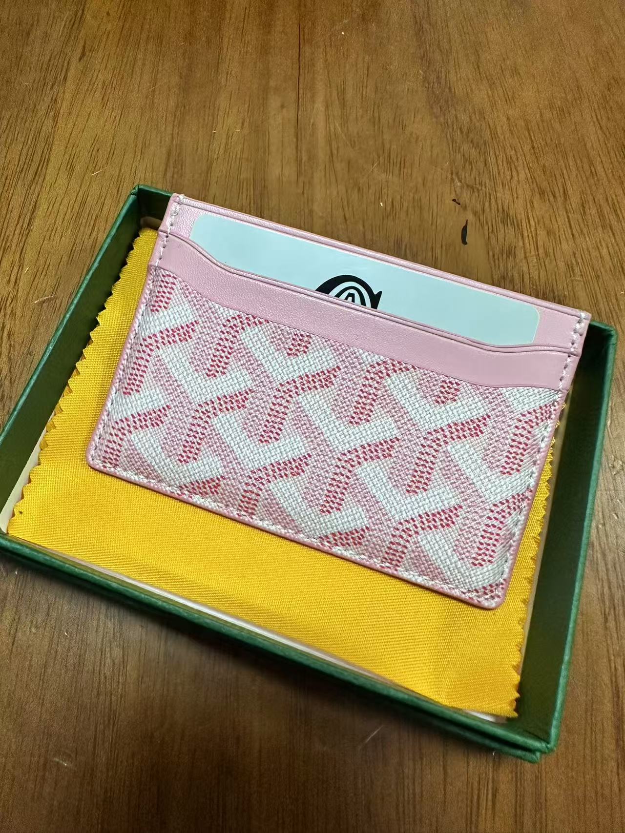 Goyard card bag, ultra-thin men's classic real pickup cover, women's storage card clip, universal card bag Goyard card bag, ultra-thin men's classic real pickup cover, women's storage card clip, universal card bag