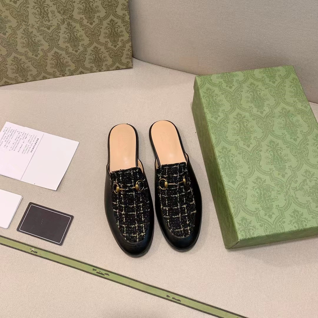 Ma Xian Kou G Home Baotou Half Slippers Women's Summer Genuine Leather Flat Bottom Outerwear Lazy Muller Shoes Soft Bottom Large Size 41-43 Ma Xian Kou G Home Baotou Half Slippers Women's Summer Genuine Leather Flat Bottom Outerwear Lazy Muller Shoes Soft Bottom Large Size 41-43