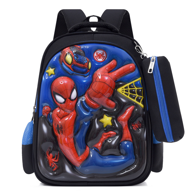 Foreign trade elementary school student backpack two-piece set 3D hard shell backpack for grades 1-3, cartoon bag, cross-border backpack Foreign trade elementary school student backpack two-piece set 3D hard shell backpack for grades 1-3, cartoon bag, cross-border backpack