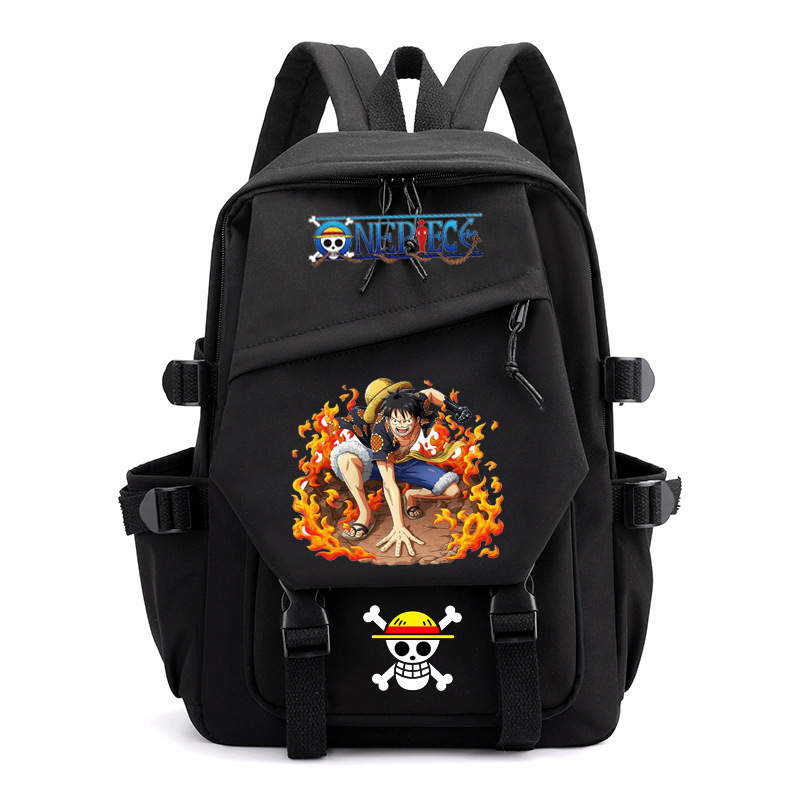 Cross border anime peripheral One Piece Luffy backpack Japanese retro backpack Junior high school backpack Computer bag Cross border anime peripheral One Piece Luffy backpack Japanese retro backpack Junior high school backpack Computer bag